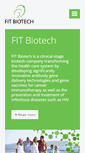 Mobile Screenshot of fitbiotech.com